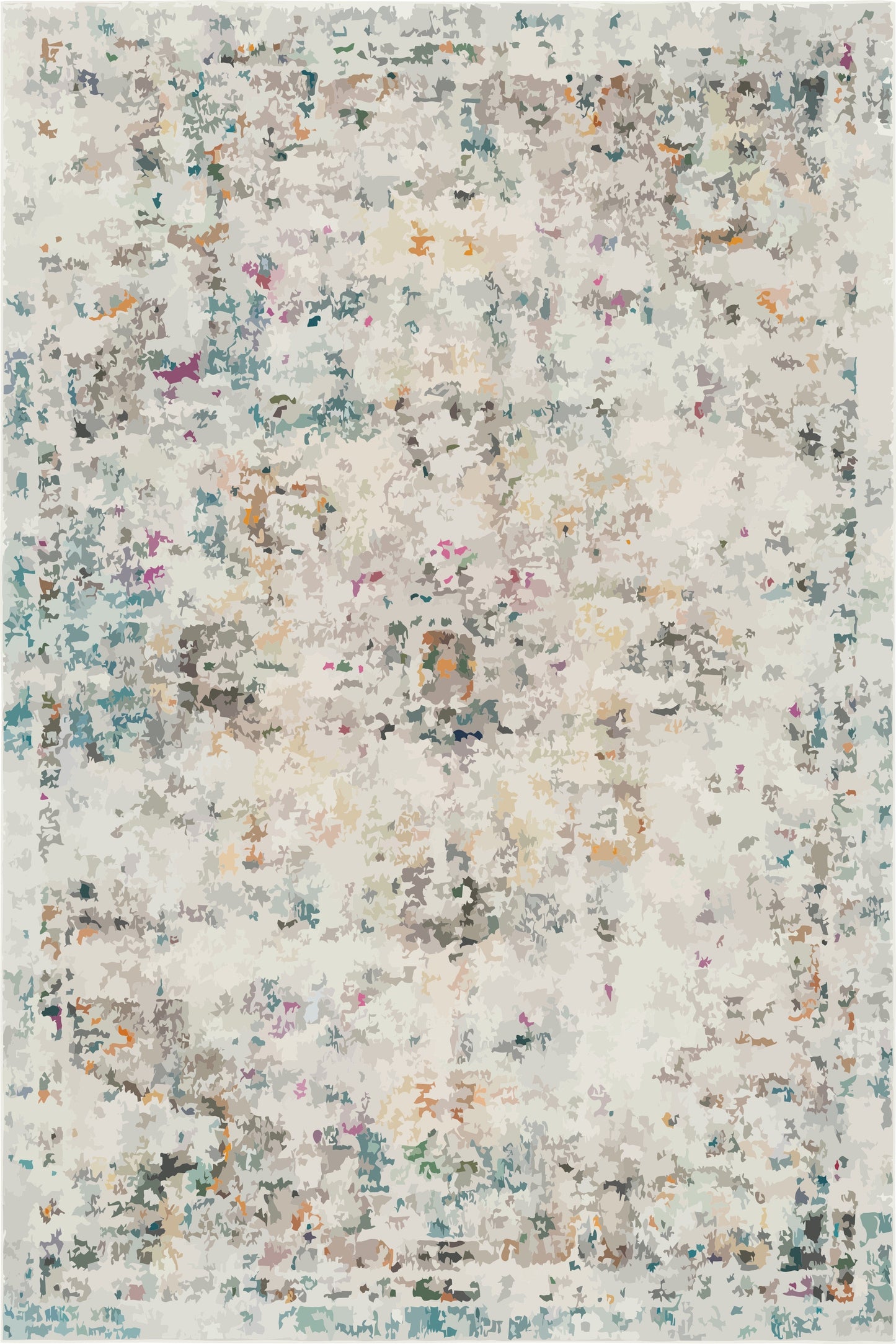 Kameleon Boho 36 Rug – washable, anti-slip felt rubber, eco-friendly custom design
