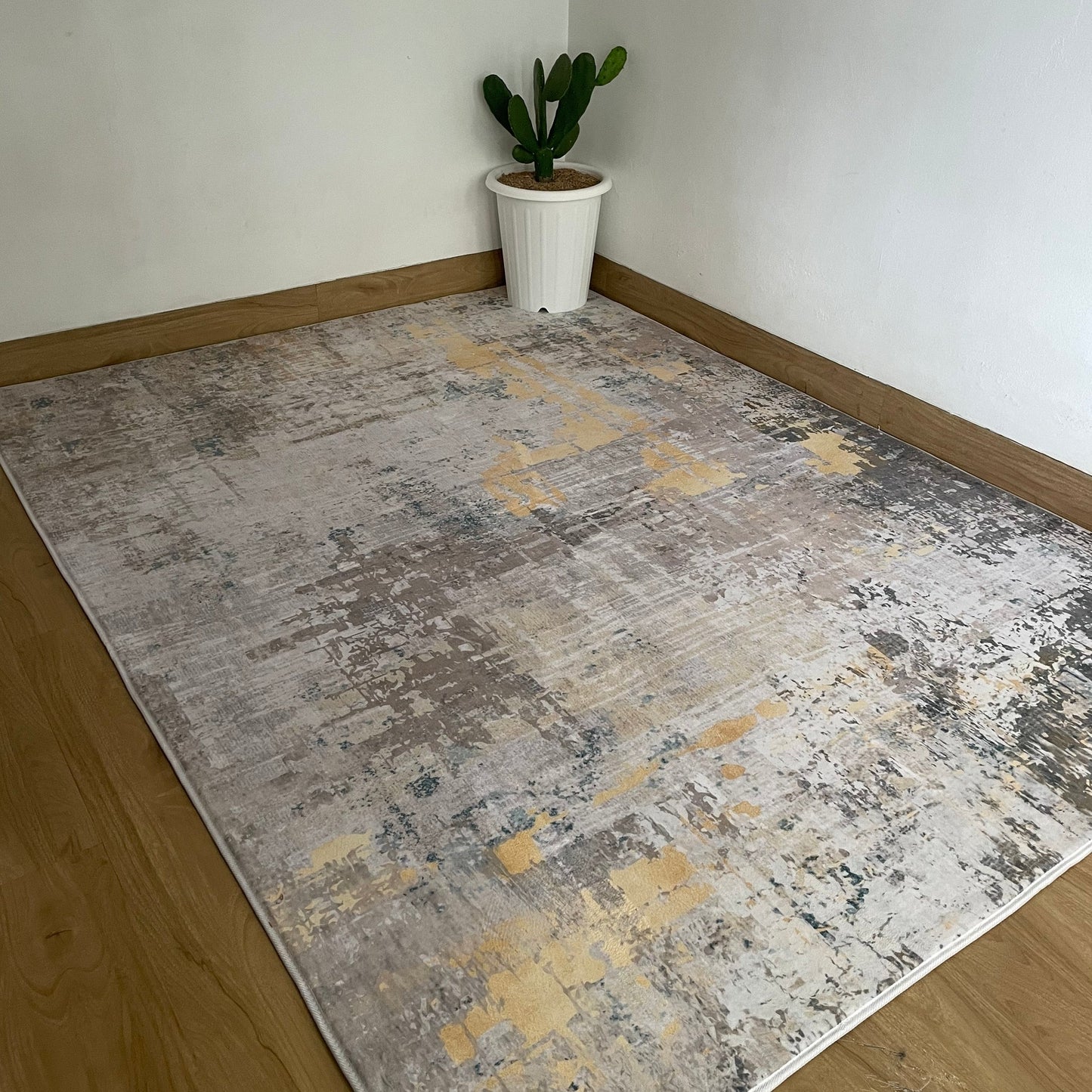Kameleon Abstract 45 Rug | Washable Rug, Anti-Slip, Custom Size – Kameleon