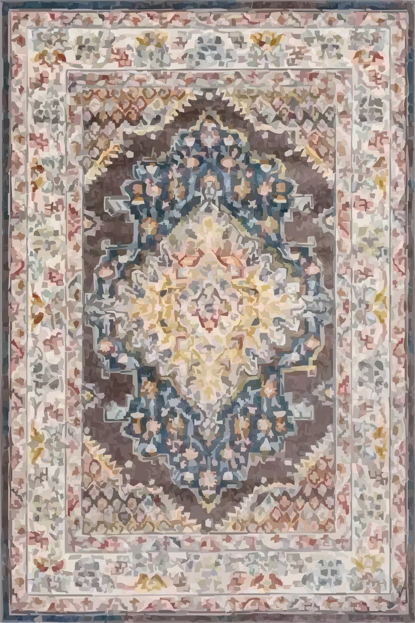Kameleon Turkish 3 Rug – washable, anti-slip felt rubber, eco-friendly custom design