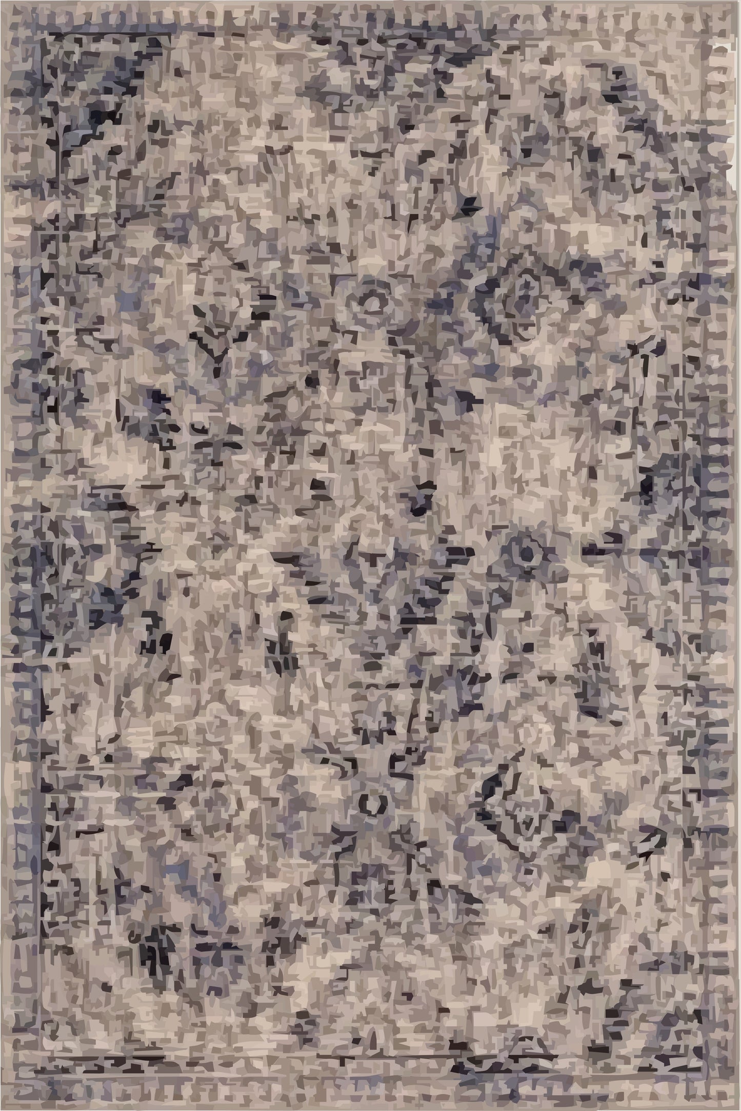 Kameleon Turkish 10 Rug – washable, anti-slip felt rubber, eco-friendly custom design