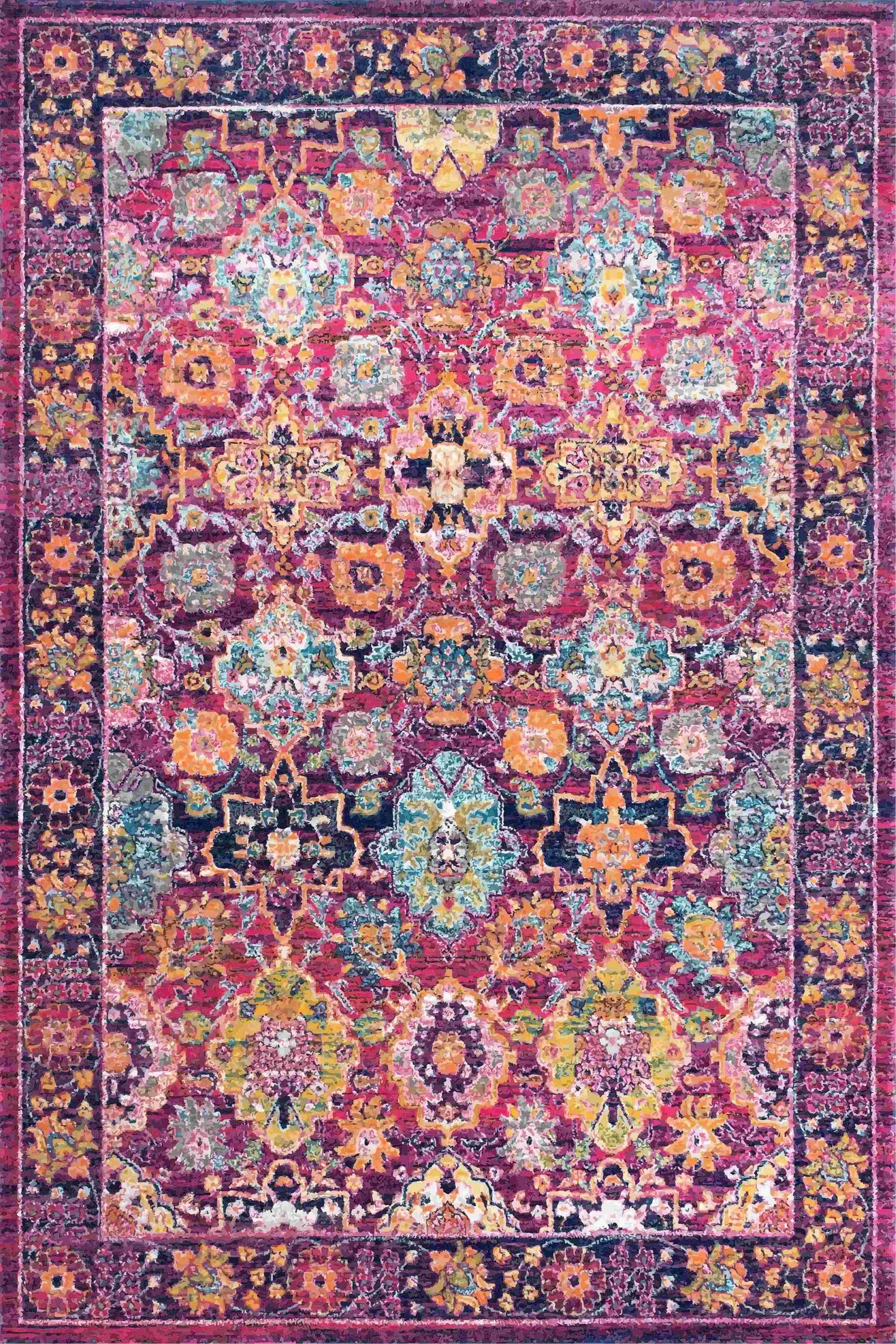 Kameleon Colorfull Rug 7 – Custom Size, Washable, Anti-Slip