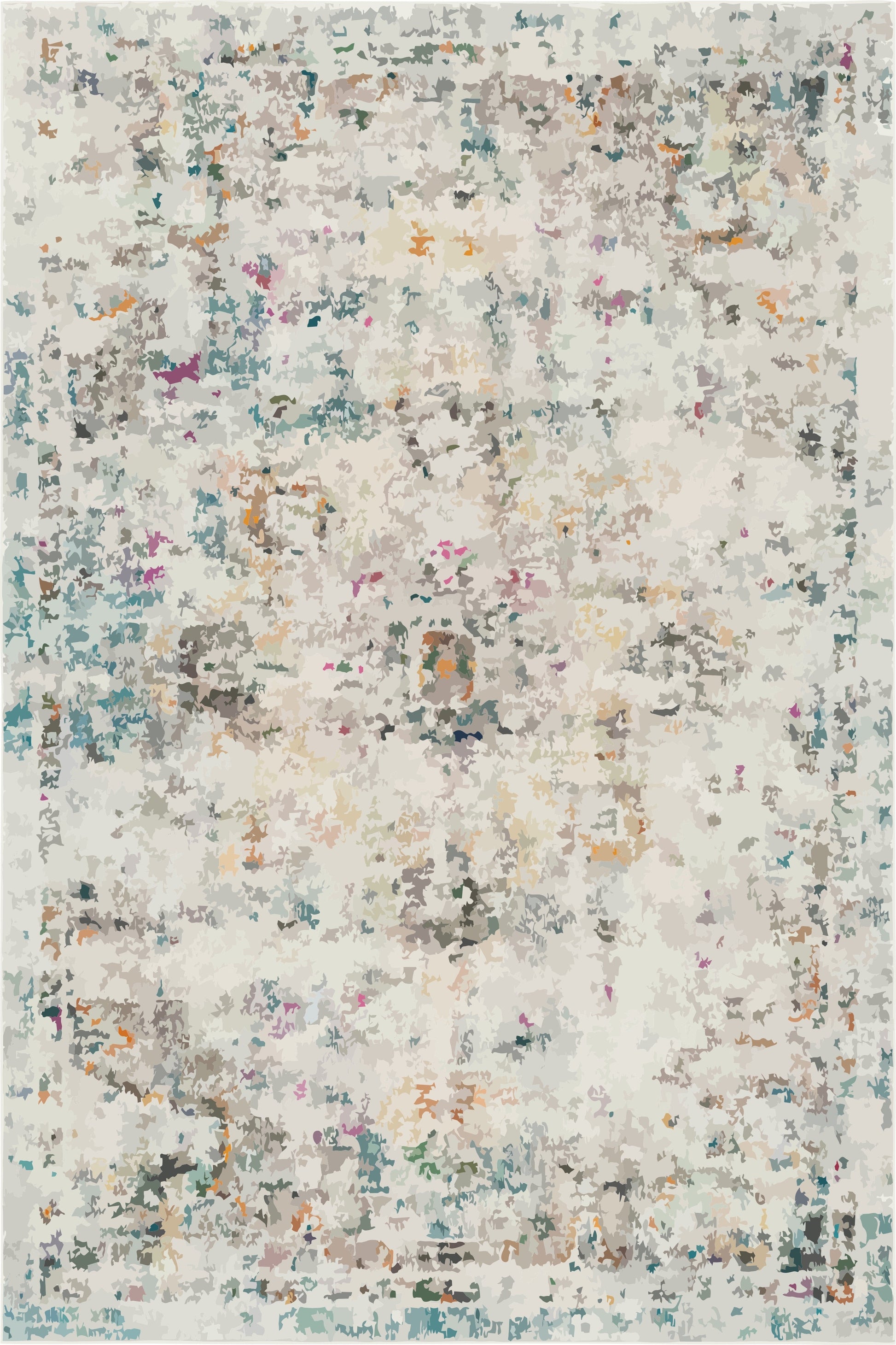 Kameleon Boho 36 Rug – washable, anti-slip felt rubber, eco-friendly custom design