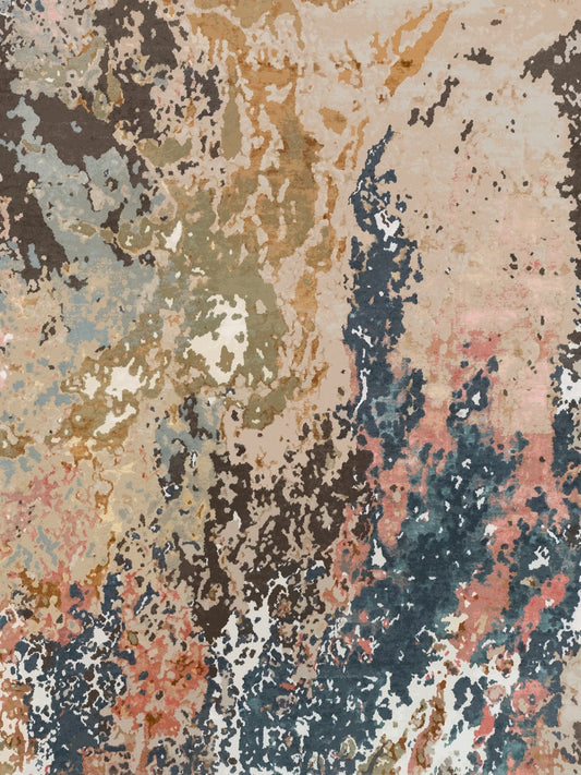 Kameleon Abstract 20 Rug | Washable Rug, Anti-Slip, Custom Size – Kameleon