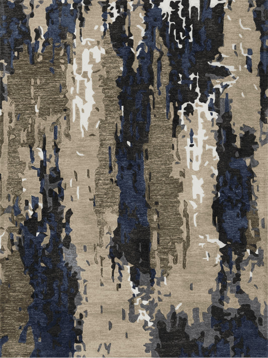 Kameleon Abstract 31 Rug | Washable Rug, Anti-Slip, Custom Size – Kameleon