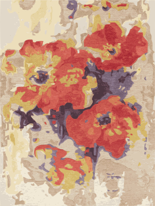 Kameleon Abstract 32 Rug | Washable Rug, Anti-Slip, Custom Size – Kameleon