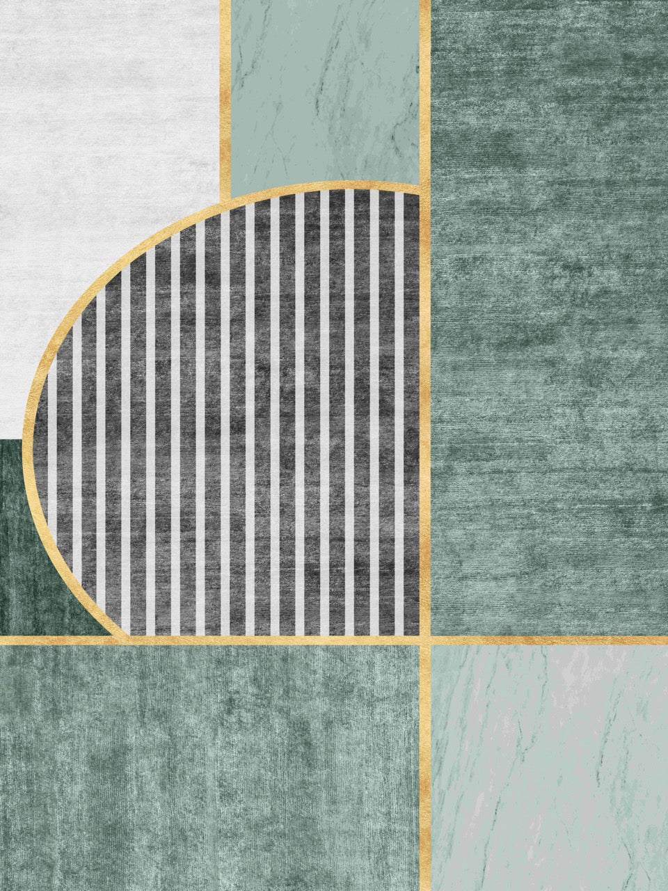 Abstract Art 16 Custom Size Rug by Kameleon