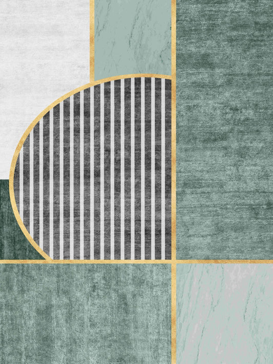 Abstract Art 16 Custom Size Rug by Kameleon