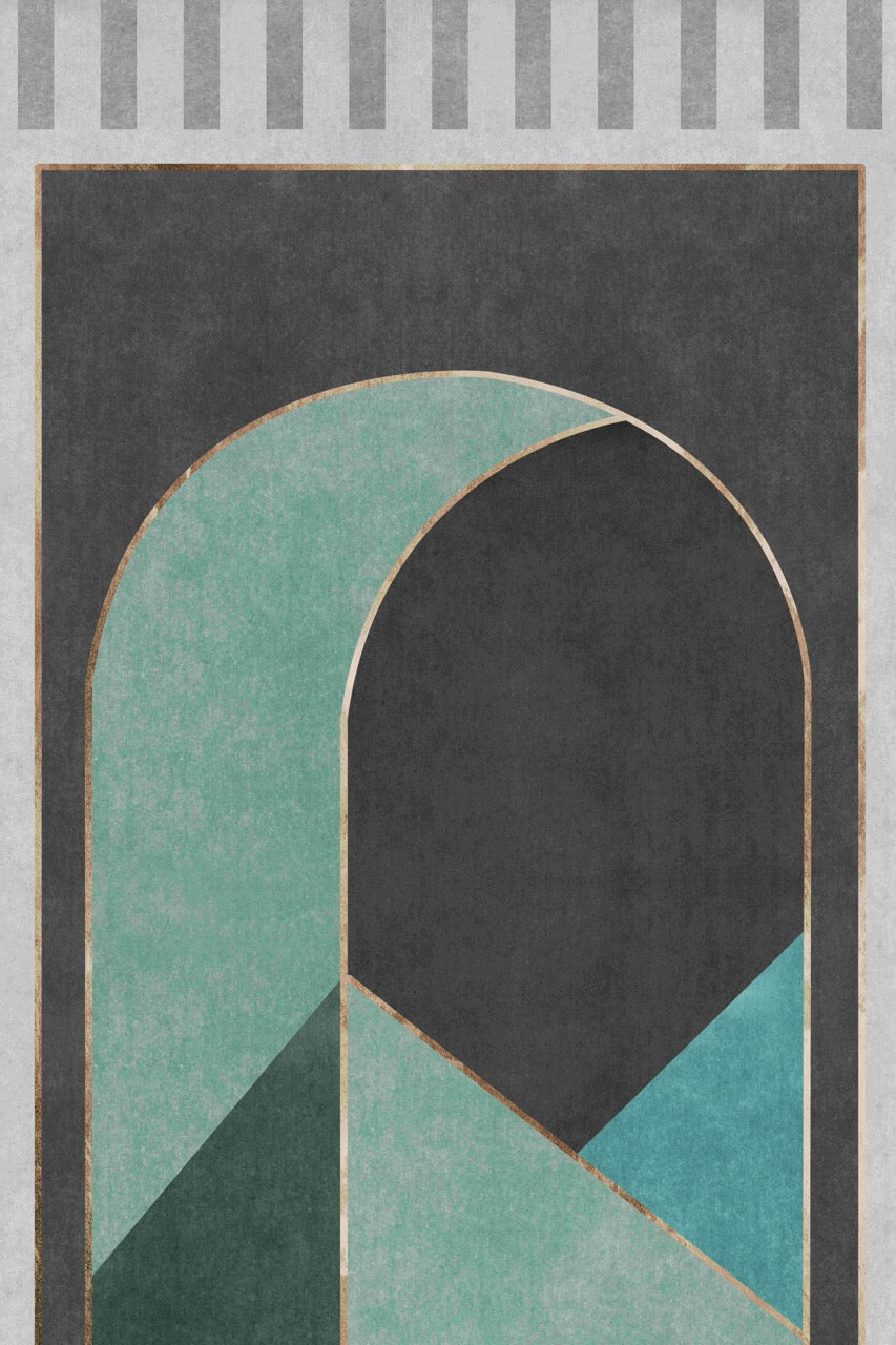 Abstract Art 25 Custom Size Rug by Kameleon