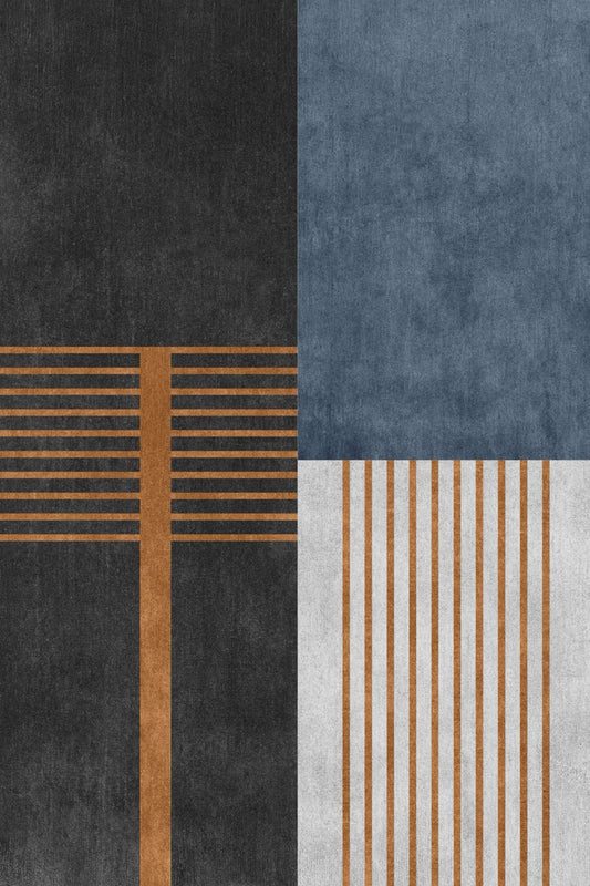 Abstract Art 27 Custom Size Rug by Kameleon