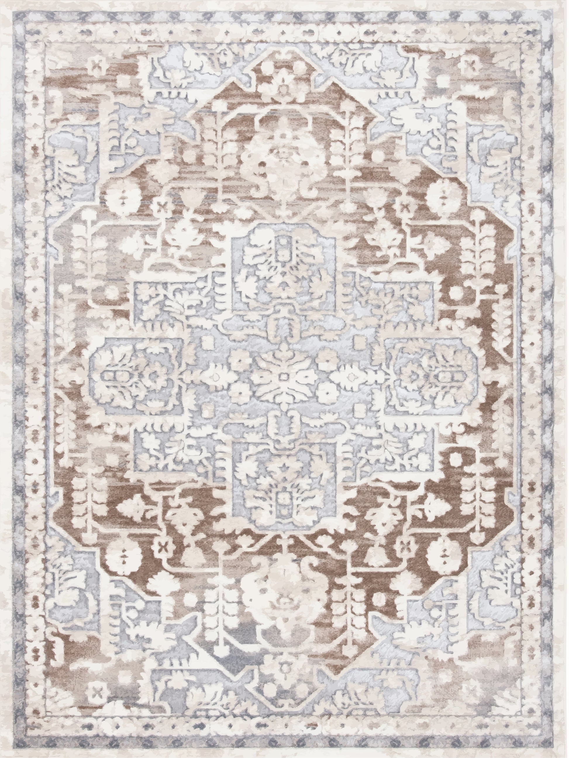 Kameleon Boho 67 Rug – washable, anti-slip felt rubber, eco-friendly custom design
