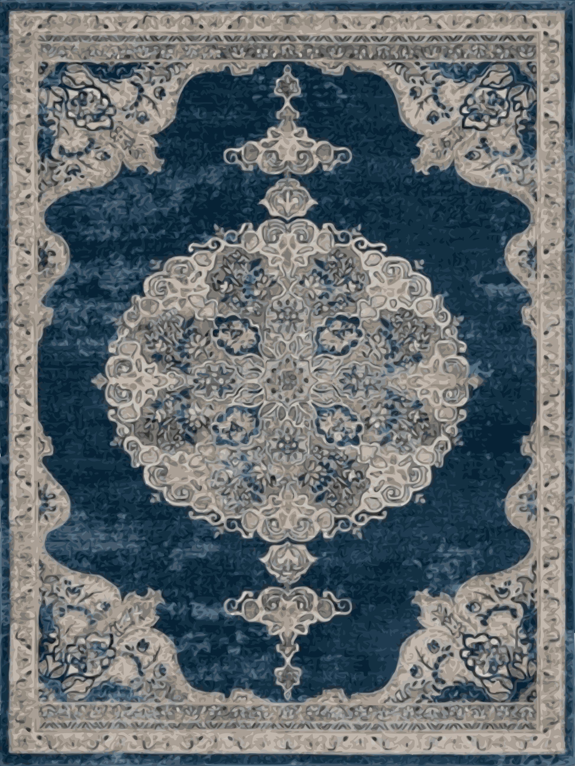 Kameleon Turkish 17 Rug – washable, anti-slip felt rubber, eco-friendly custom design