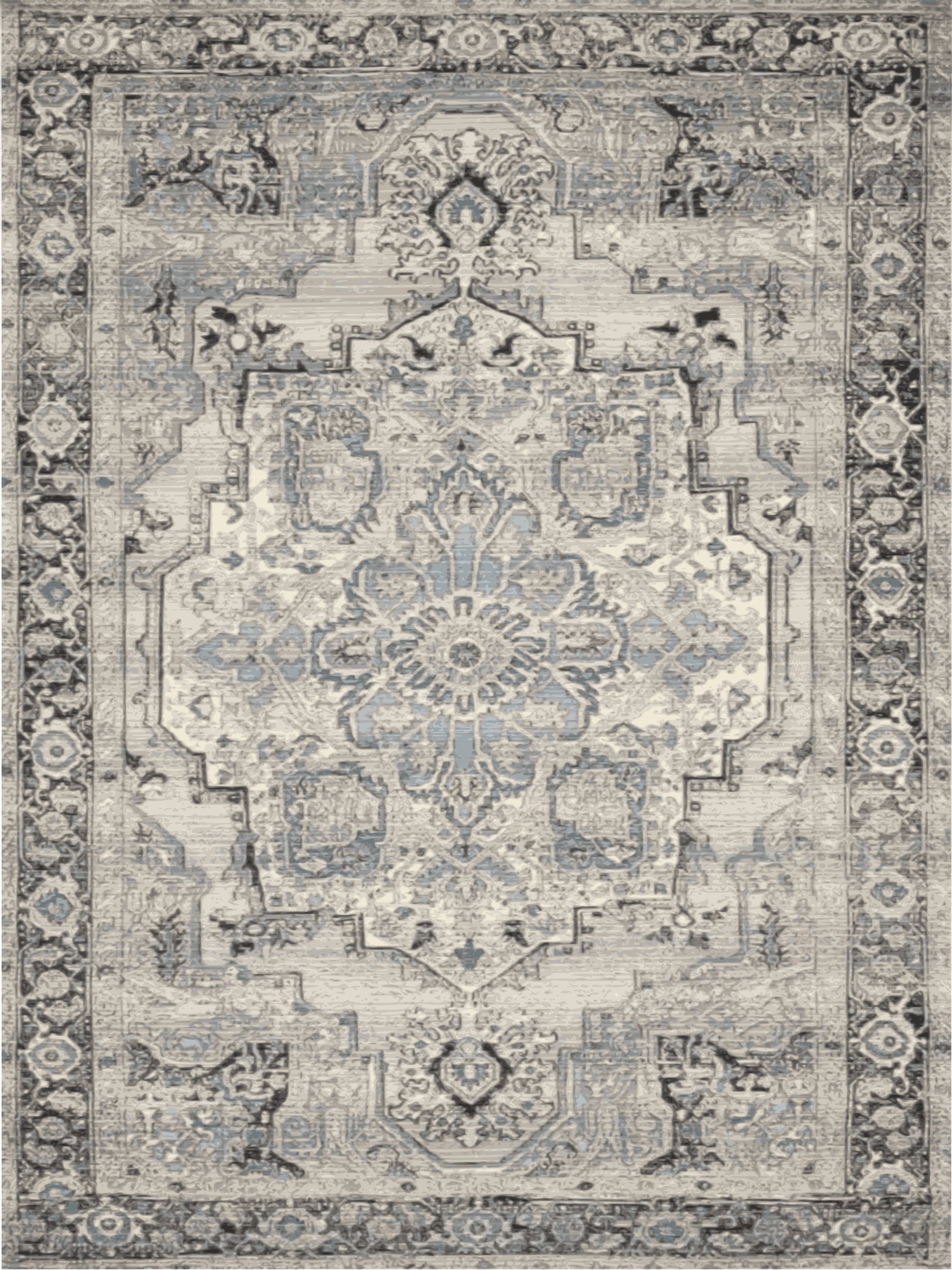 Kameleon Turkish 18 Rug – washable, anti-slip felt rubber, eco-friendly custom design