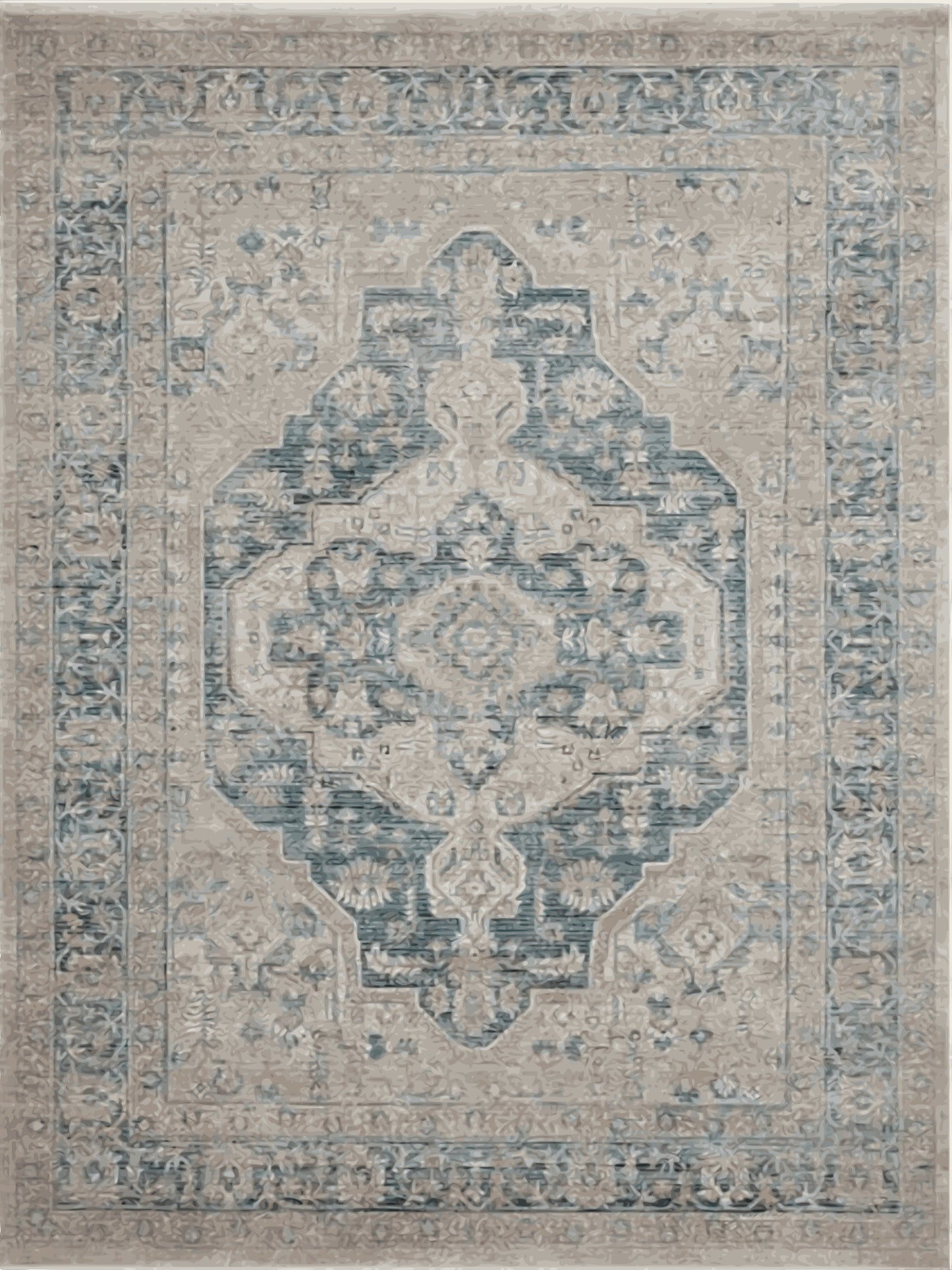Kameleon Turkish 21 Rug – washable, anti-slip felt rubber, eco-friendly custom design