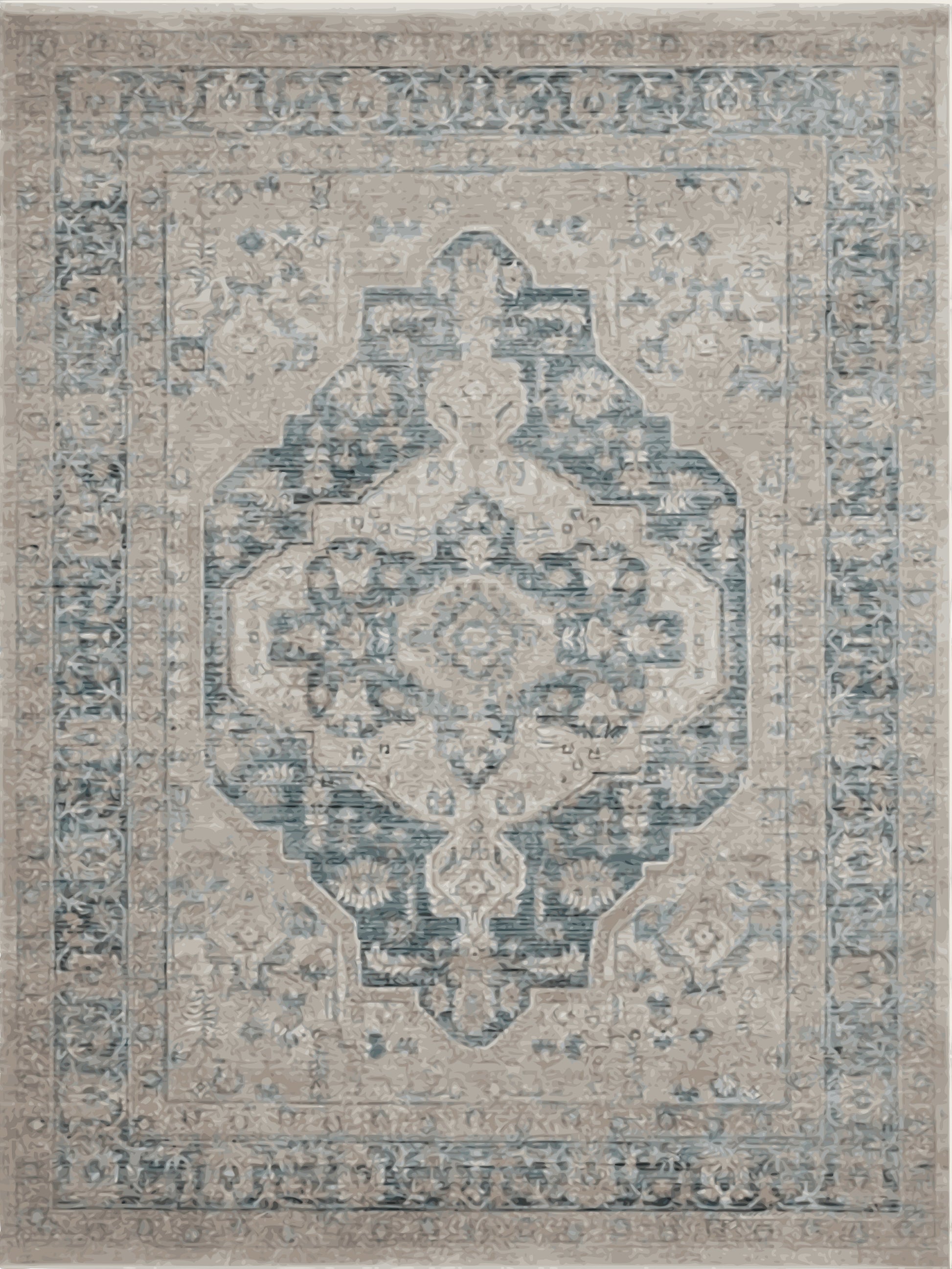 Kameleon Turkish 21 Rug – washable, anti-slip felt rubber, eco-friendly custom design