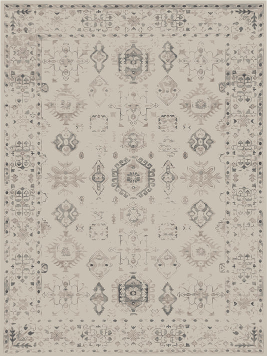 Kameleon Turkish 23 Rug – washable, anti-slip felt rubber, eco-friendly custom design