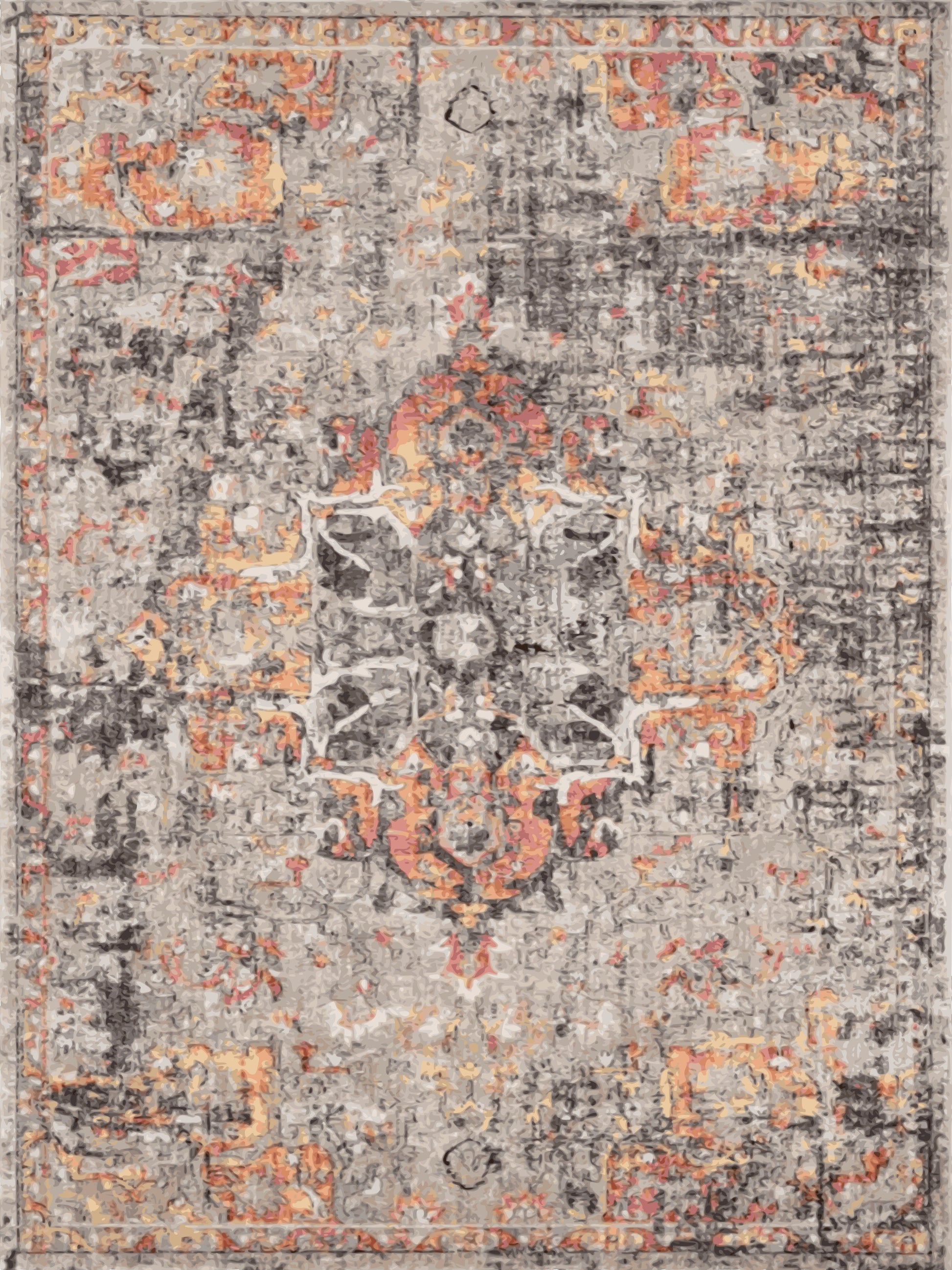 Kameleon Turkish 27 Rug – washable, anti-slip felt rubber, eco-friendly custom design