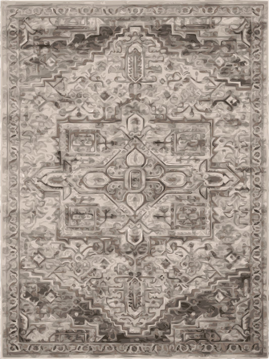 Kameleon Turkish 29 Rug – washable, anti-slip felt rubber, eco-friendly custom design