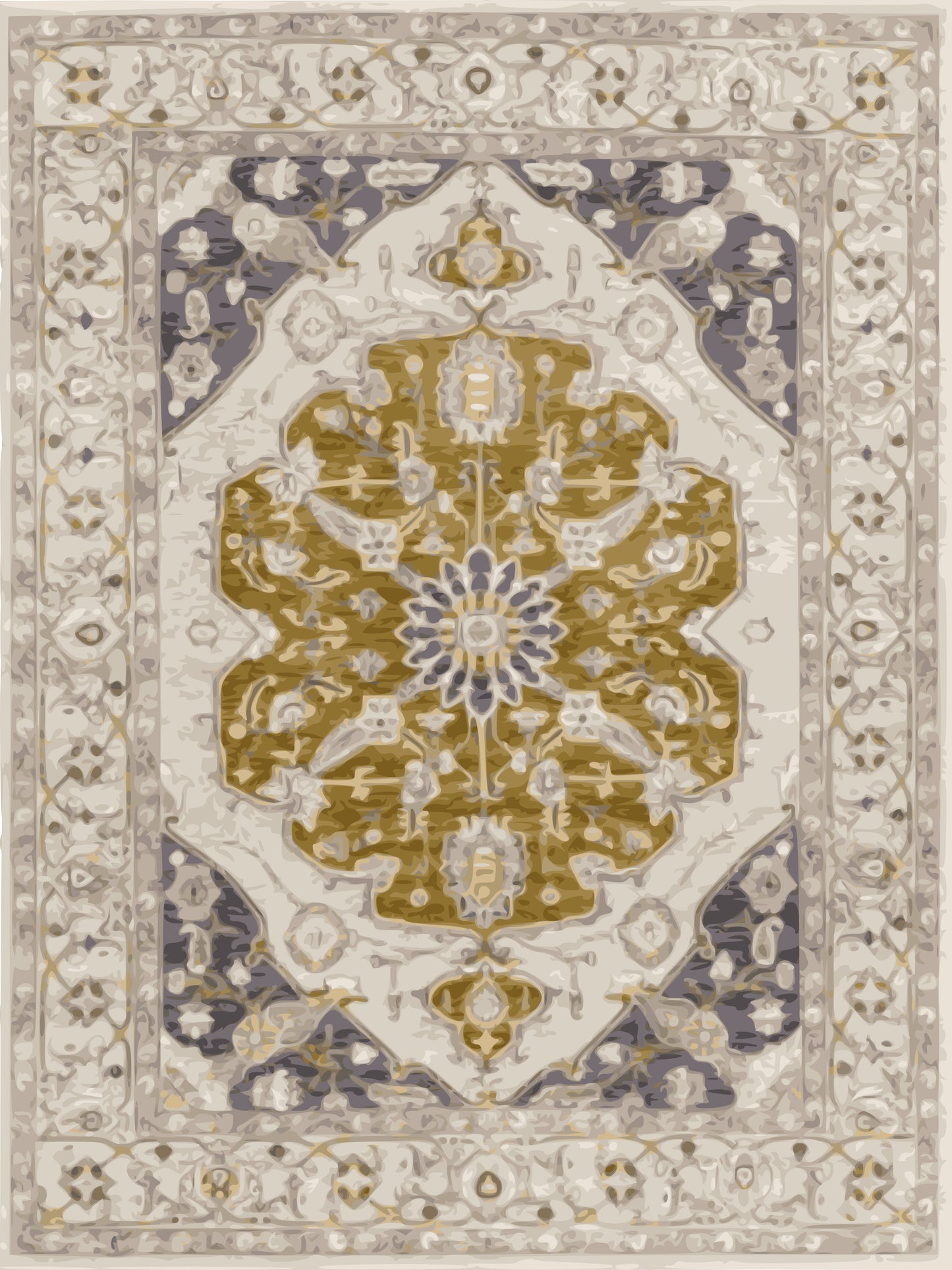 Kameleon Turkish 30 Rug – washable, anti-slip felt rubber, eco-friendly custom design