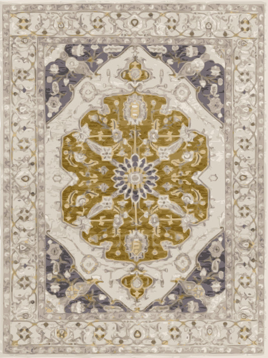 Kameleon Turkish 30 Rug – washable, anti-slip felt rubber, eco-friendly custom design