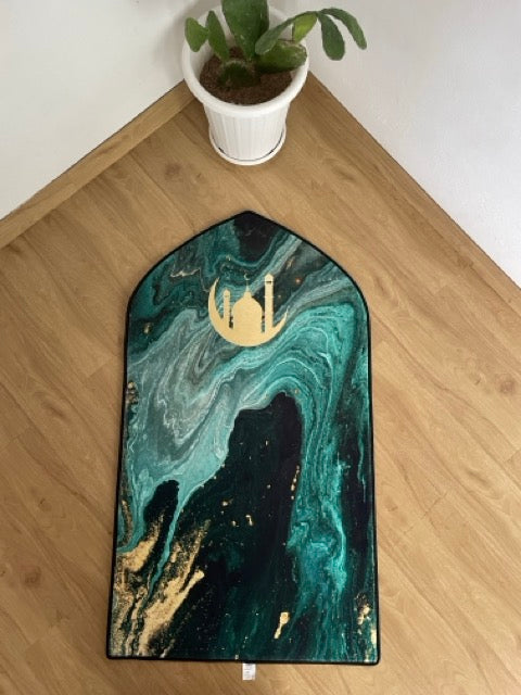 Dahab Prayer Mat by Kameleon – Customizable Eco-friendly Memory Foam Sajadah for Umrah & Hajj Gifts