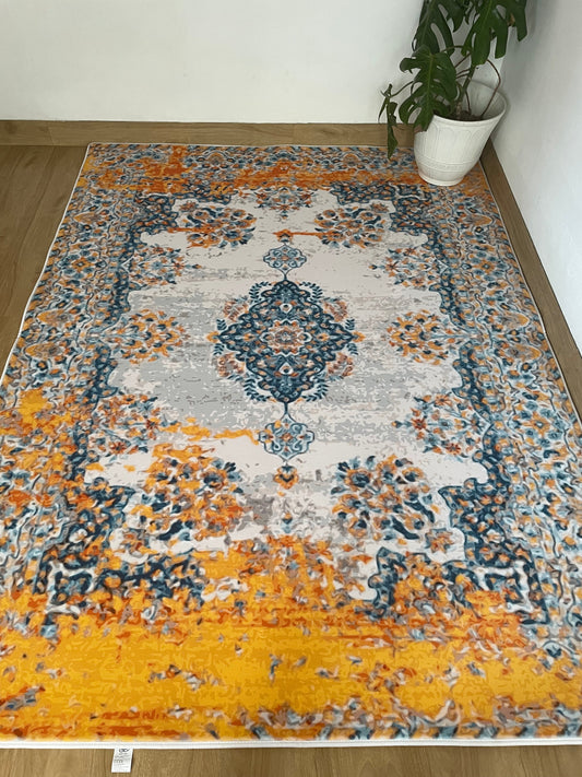Kameleon Turkish 35 Rug – washable, anti-slip felt rubber, eco-friendly custom design