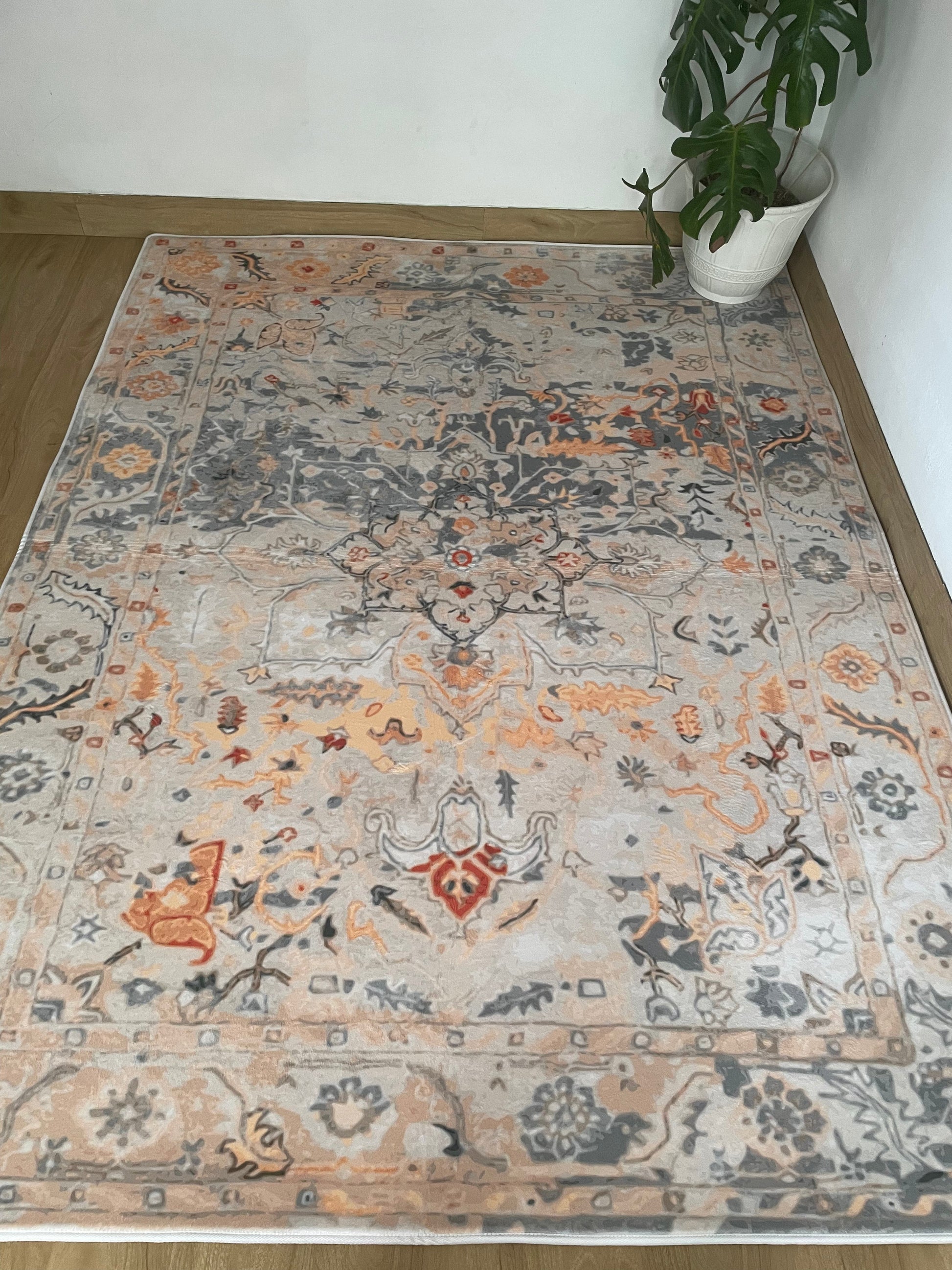 Kameleon Turkish 42 Rug – washable, anti-slip felt rubber, eco-friendly custom design