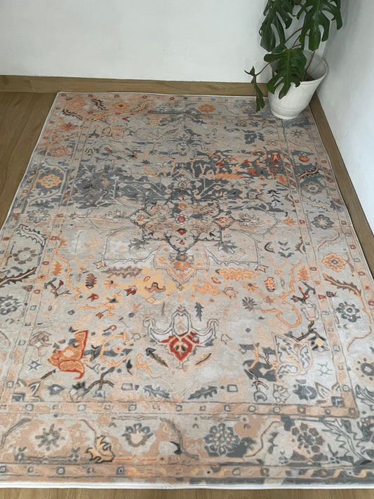 Kameleon Turkish 42 Rug – washable, anti-slip felt rubber, eco-friendly custom design