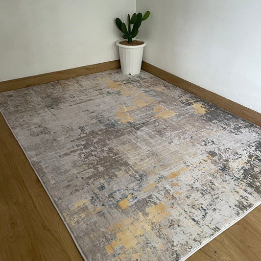 Kameleon Abstract 45 Rug | Washable Rug, Anti-Slip, Custom Size – Kameleon
