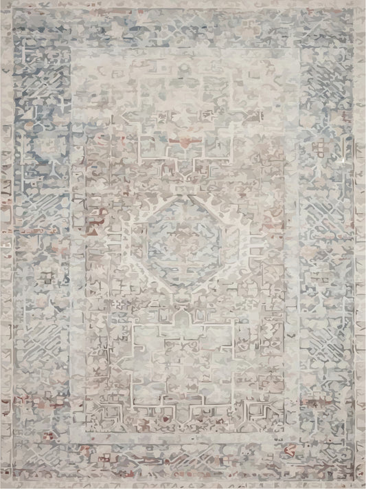 Kameleon Boho 25 Rug – washable, anti-slip felt rubber, eco-friendly custom design