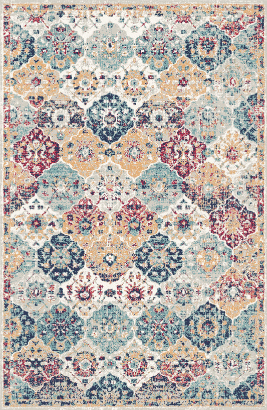 Kameleon Boho 11 Rug – washable, anti-slip felt rubber, eco-friendly custom design