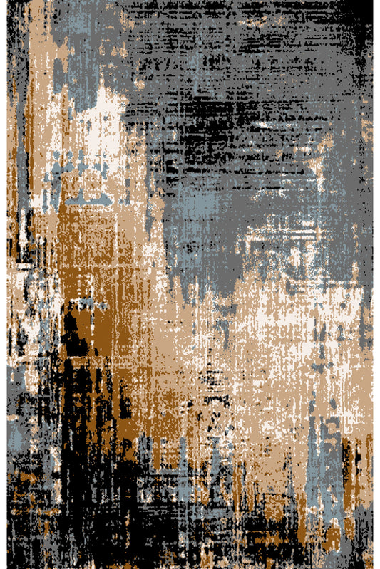 Kameleon Boho 17 Rug – washable, anti-slip felt rubber, eco-friendly custom design