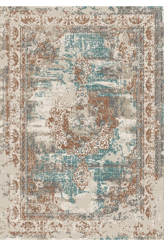 Kameleon Boho 18 Rug – washable, anti-slip felt rubber, eco-friendly custom design