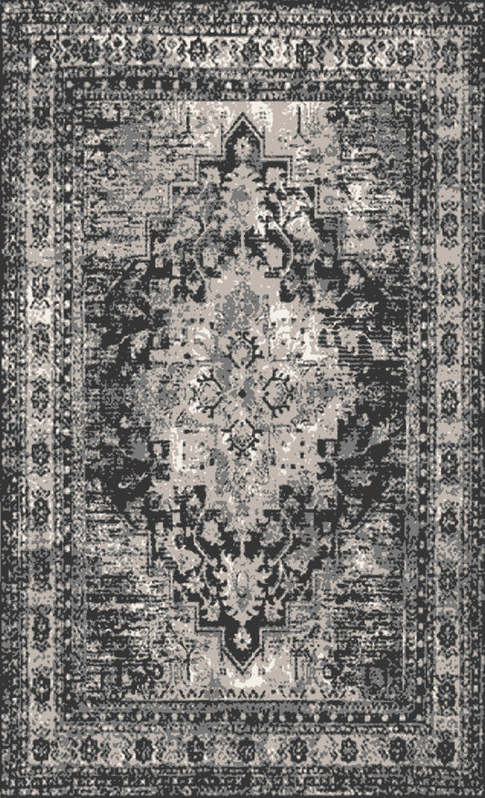 Kameleon Boho 19 Rug – washable, anti-slip felt rubber, eco-friendly custom design