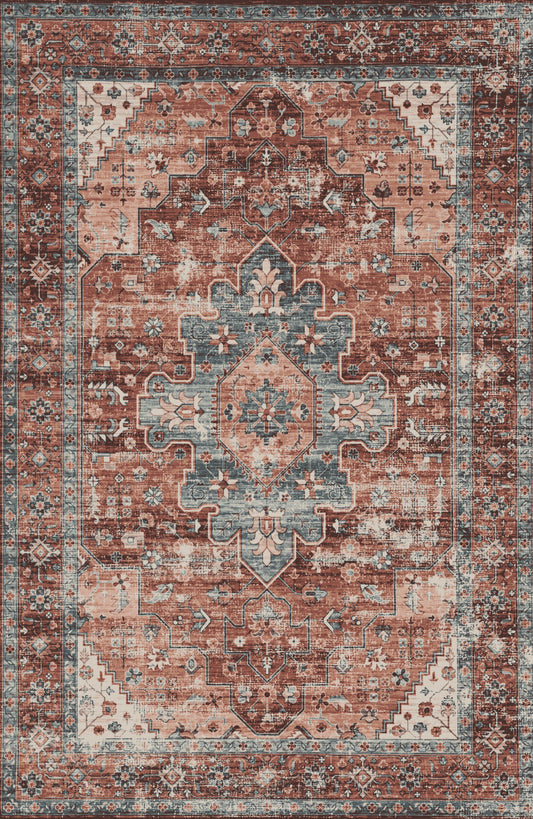 Kameleon Boho 22 Rug – washable, anti-slip felt rubber, eco-friendly custom design