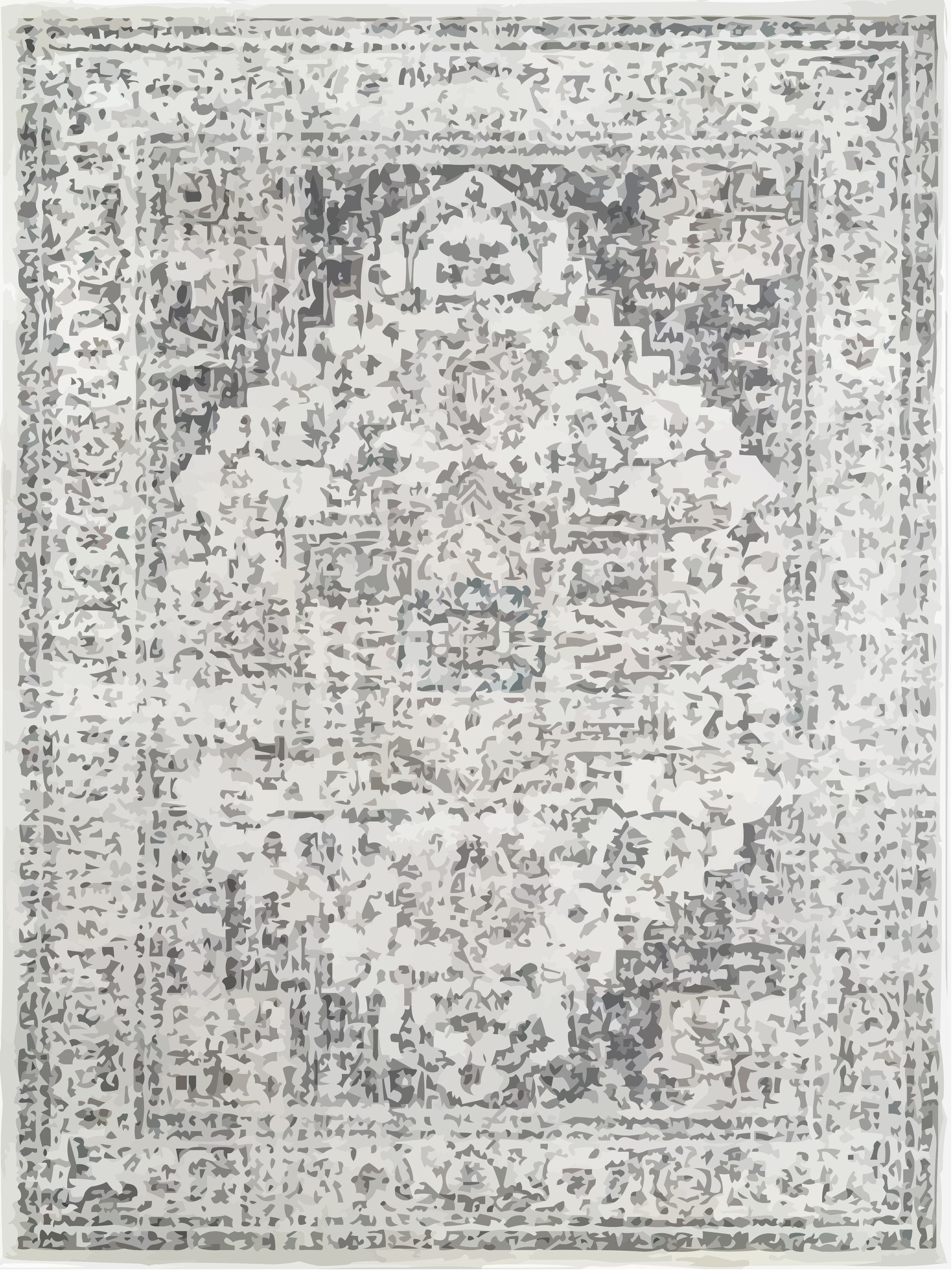 Kameleon Boho 24 Rug – washable, anti-slip felt rubber, eco-friendly custom design