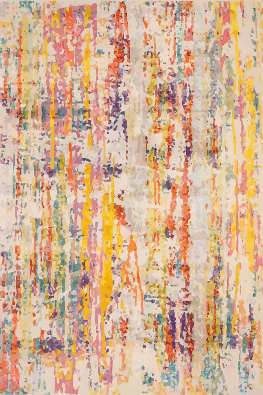 Kameleon Boho 32 Rug – washable, anti-slip felt rubber, eco-friendly custom design