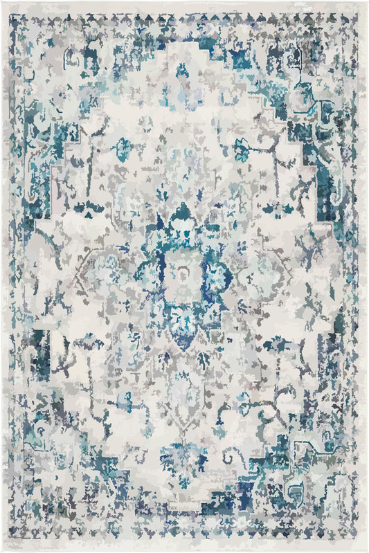 Kameleon Boho 38 Rug – washable, anti-slip felt rubber, eco-friendly custom design