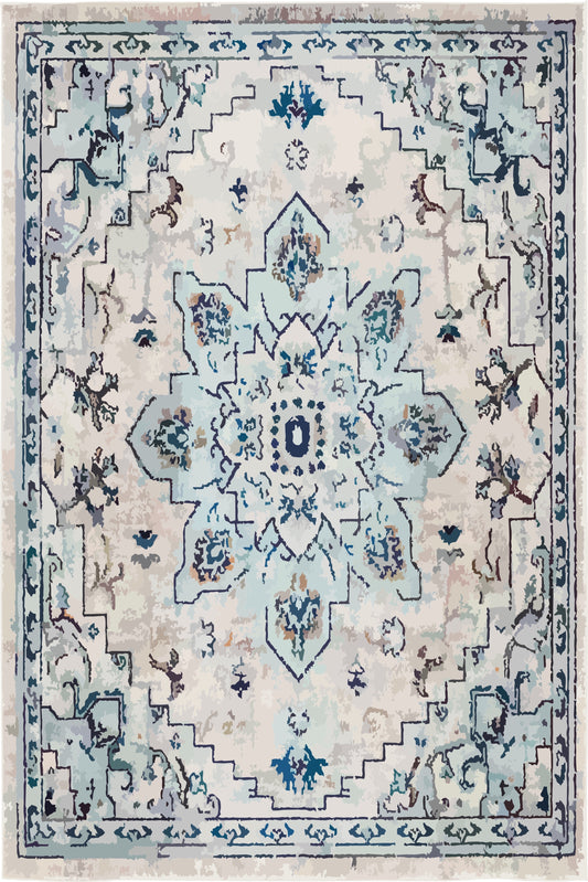 Kameleon Boho 39 Rug – washable, anti-slip felt rubber, eco-friendly custom design