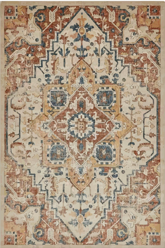 Kameleon Boho 50 Rug – washable, anti-slip felt rubber, eco-friendly custom design