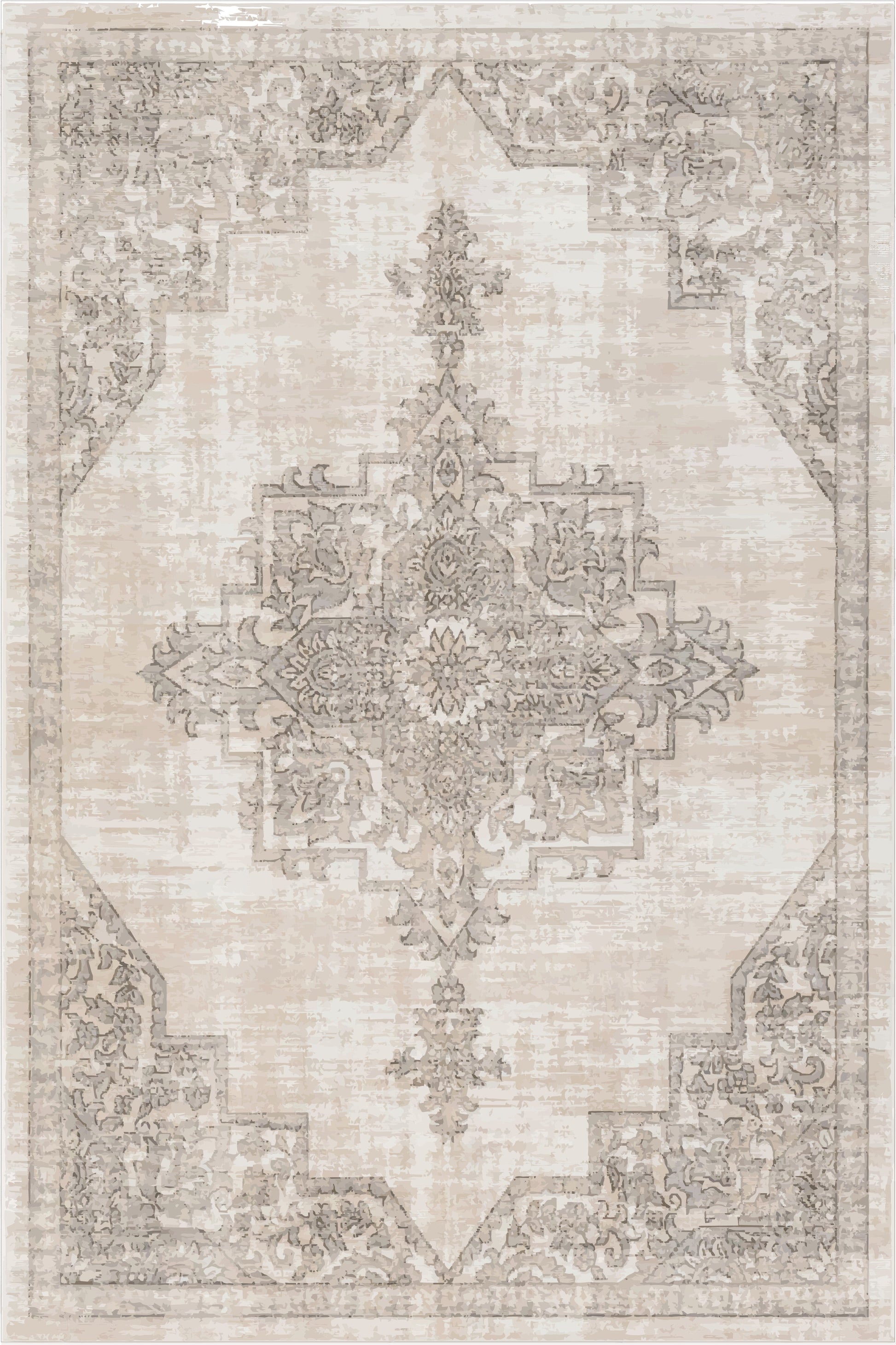 Kameleon Boho 51 Rug – washable, anti-slip felt rubber, eco-friendly custom design