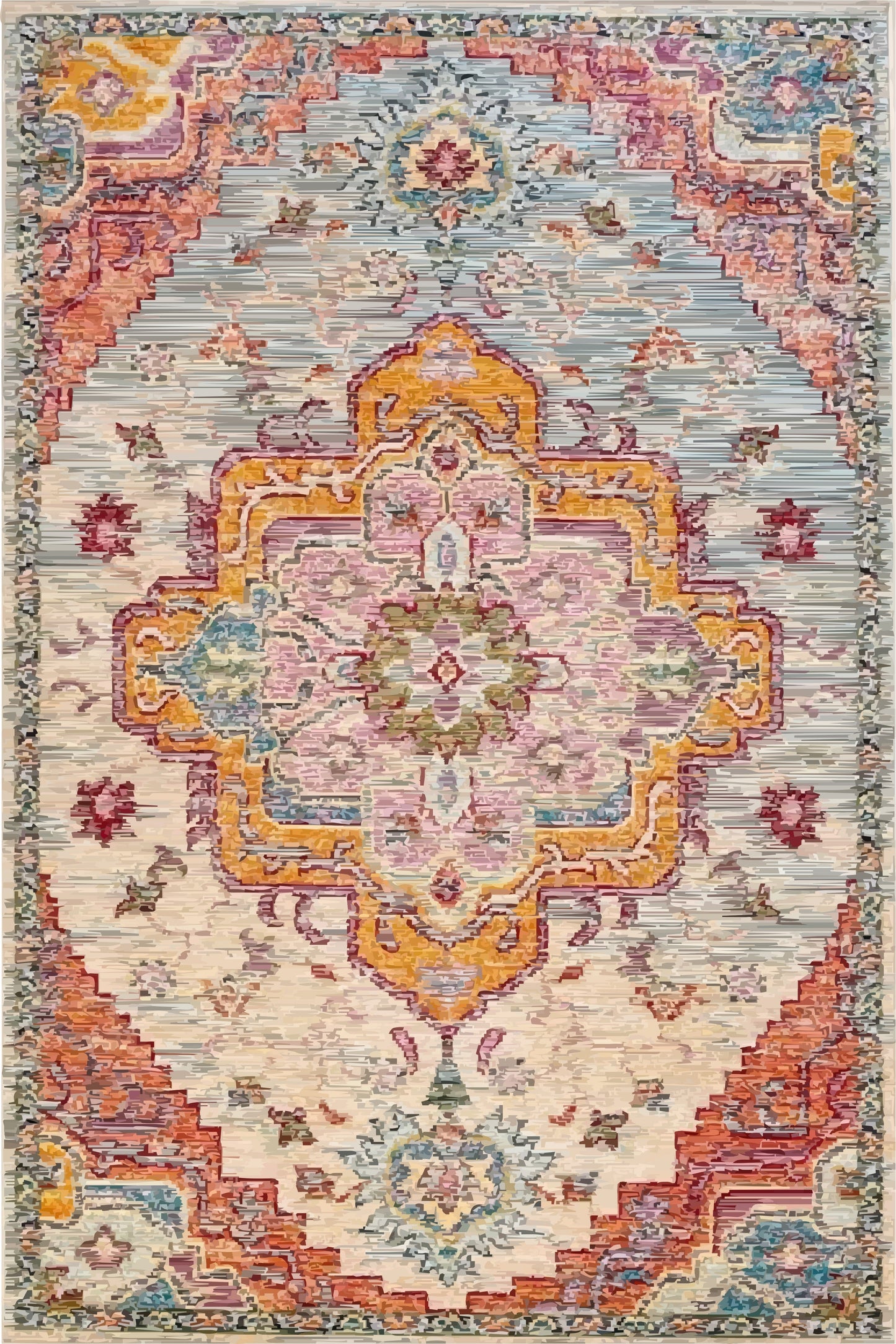 Kameleon Turkish 6 Rug – washable, anti-slip felt rubber, eco-friendly custom design