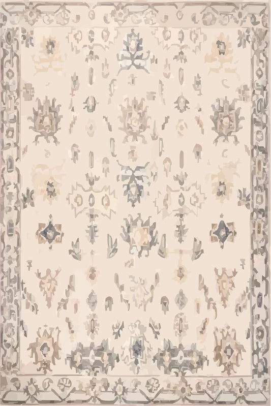 Kameleon Turkish 9 Rug – washable, anti-slip felt rubber, eco-friendly custom design