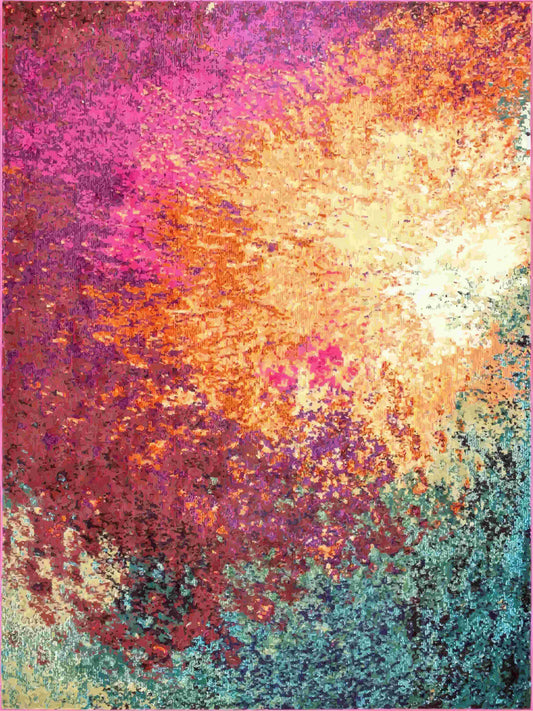 Kameleon Colorfull Rug 2 – Custom Size, Washable, Anti-Slip