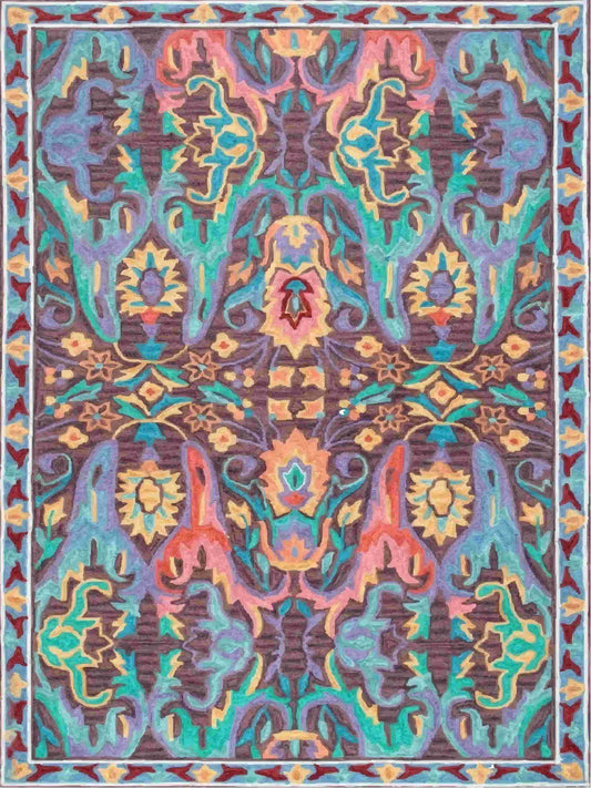 Kameleon Colorfull Rug 3 – Custom Size, Washable, Anti-Slip