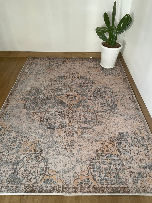 Kameleon Turkish 43 Rug – washable, anti-slip felt rubber, eco-friendly custom design