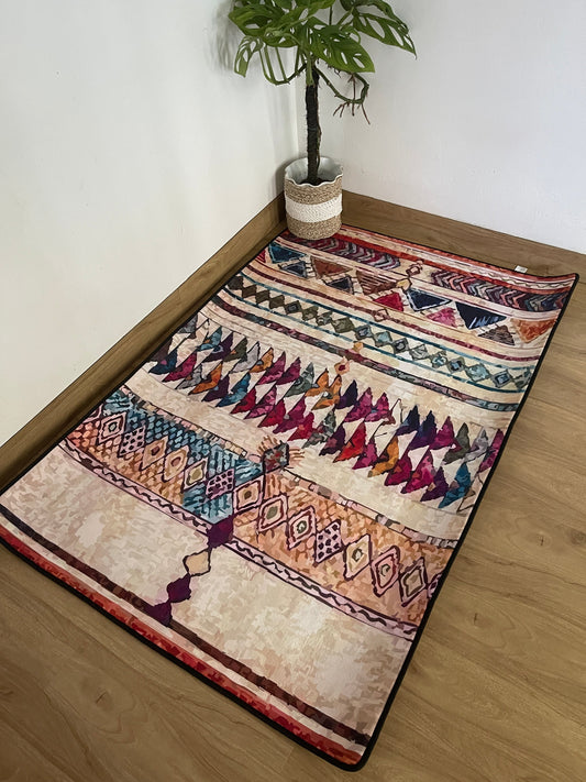 Kameleon Turkish 13 Rug – washable, anti-slip felt rubber, eco-friendly custom design