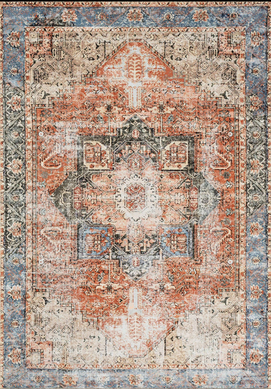 Kameleon Boho 59 Rug – washable, anti-slip felt rubber, eco-friendly custom design