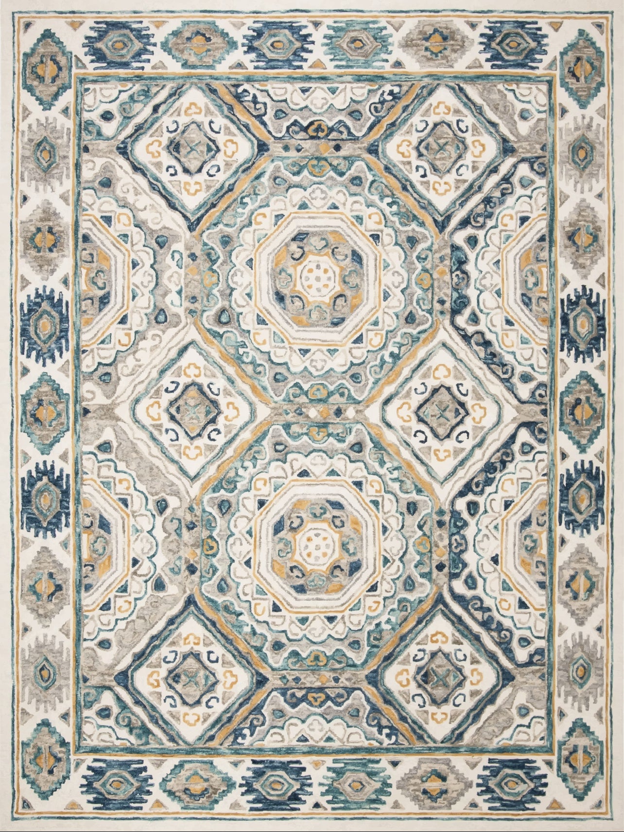 Kameleon Boho 68 Rug – washable, anti-slip felt rubber, eco-friendly custom design