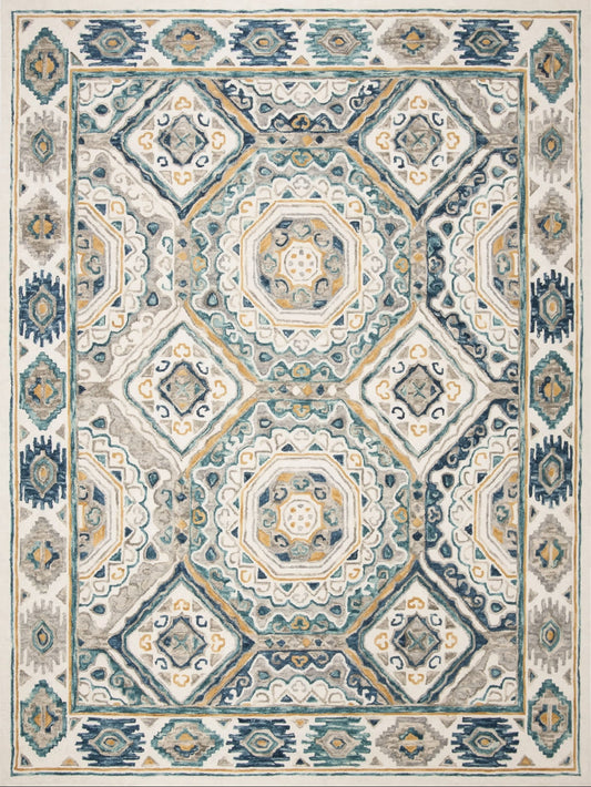 Kameleon Boho 68 Rug – washable, anti-slip felt rubber, eco-friendly custom design
