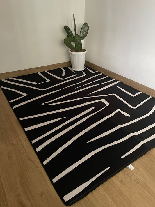 Kameleon Abstract 44 Rug | Washable Rug, Anti-Slip, Custom Size – Kameleon
